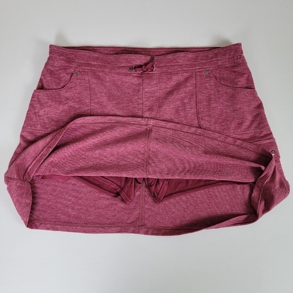 Kuhl Marled Berry Red Mova Cargo Pickleball/Hiking Skort/Skirt Sz XL - Picture 5 of 16